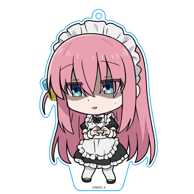 アニメ「ぼっち・ざ・ろっく！」 ぷにこれ！キーホルダー(スタンド付) 後藤ひとり メイド服ver.