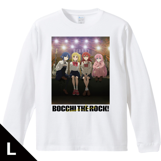 アニメ「ぼっち・ざ・ろっく！」 リブ付ロングスリーブTシャツ ひとり&虹夏&リョウ&郁代 Lサイズ