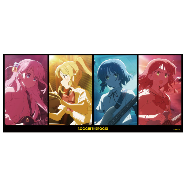 アニメ「ぼっち・ざ・ろっく！」 綿スポーツタオル ひとり&虹夏&リョウ