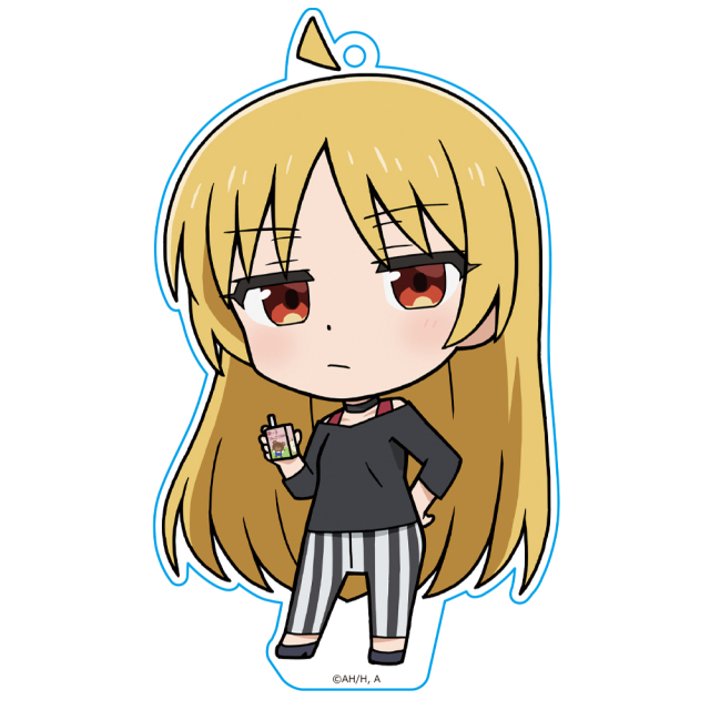 【閉鎖予定】宇宙級の柔らかさ プニプニちゃん　特典キーホルダー ぼっち・ざ・ろっく！ ぷにこれ！キーホルダー(スタンド付