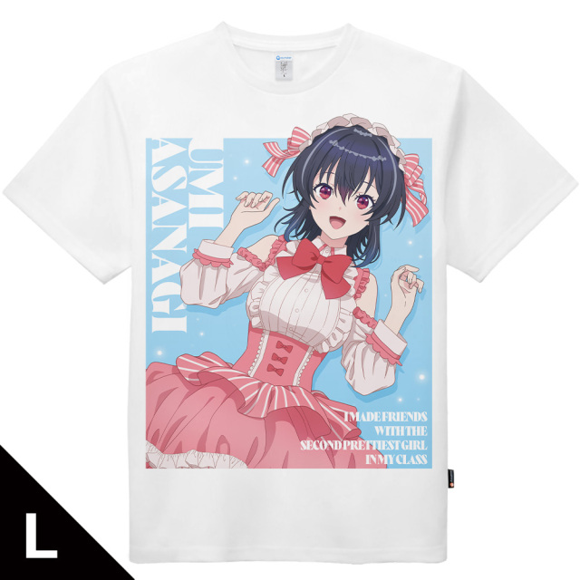 クラスで2番目に可愛い女の子と友だちになった 大判プリントTシャツ