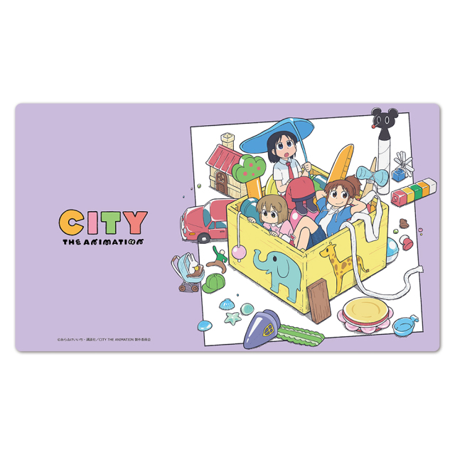 TVアニメ『CITY THE ANIMATION』 キャラクターラバーマット ティザービジュアルver.