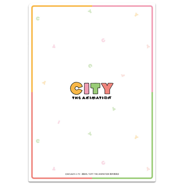 TVアニメ『CITY THE ANIMATION』 クリアファイル 南雲美鳥＆にー