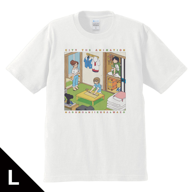TVアニメ『CITY THE ANIMATION』 Tシャツ 南雲美鳥＆にーくら＆泉わこ Lサイズ