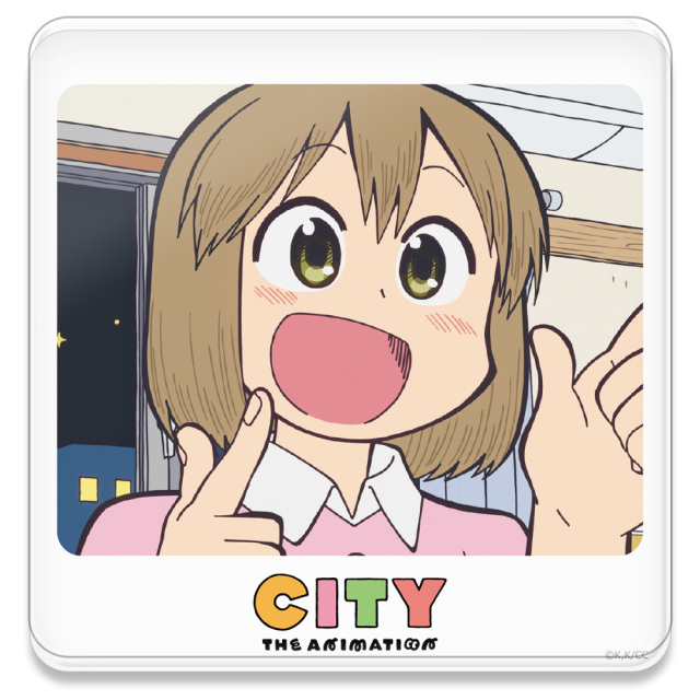 TVアニメ『CITY THE ANIMATION』 アクリルコースター(スタンド付) にーくら