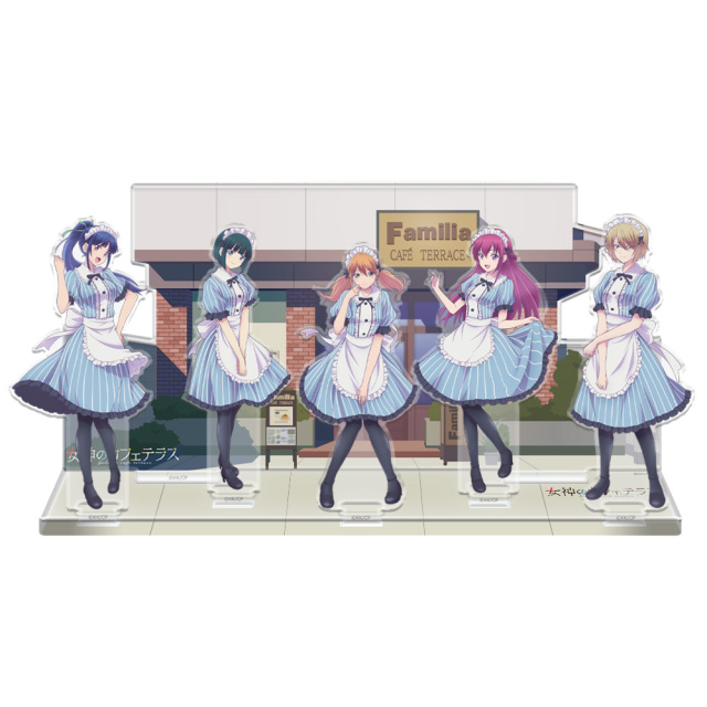 TVアニメ 女神のカフェテラス スターくじ アクスタコンプセット 女神のカフェテラス スターくじ 水着 キャラアクリルスタンド 全
