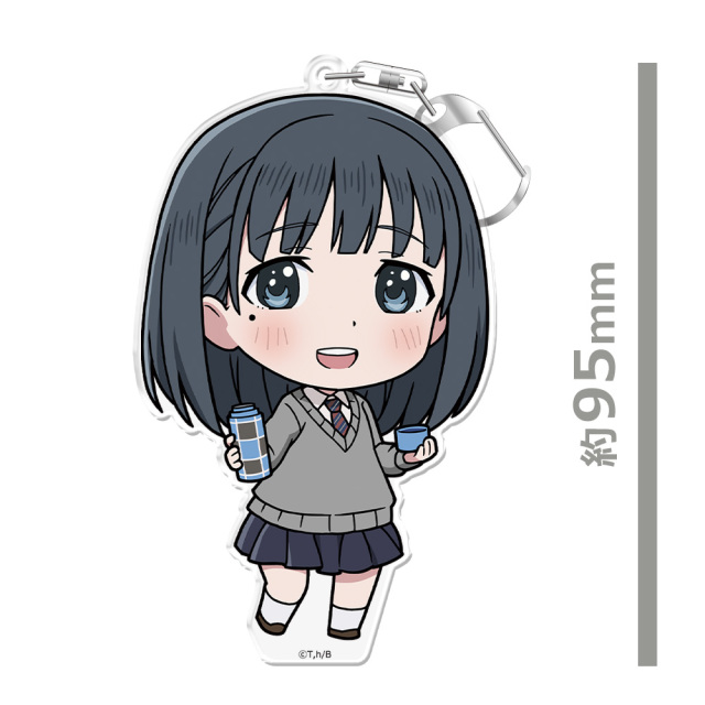 スーパーカブ ぷにこれ！キーホルダー(スタンド付) 恵庭椎