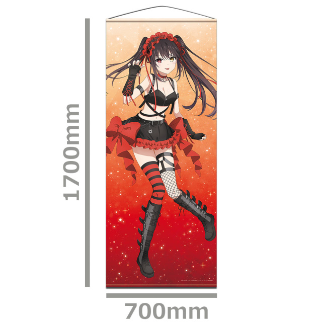 デート・ア・ライブV ほぼ等身大タペストリー 時崎狂三 ゴシックパンク