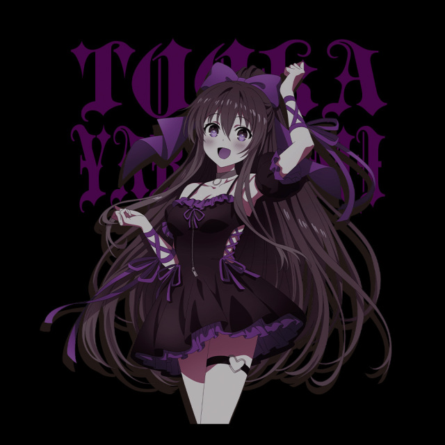 デート・ア・ライブV Tシャツ 夜刀神十香 Mサイズ ゴシックパンクver