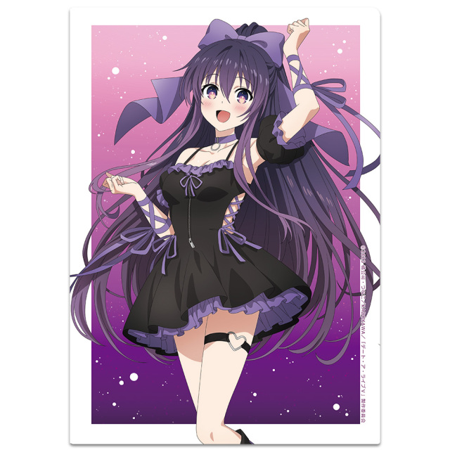 c-デート・ア・ライブ-　夜刀神十香　ブックカバー デート・ア・ライブV クリアファイル 夜刀神十香 ゴシックパンクver