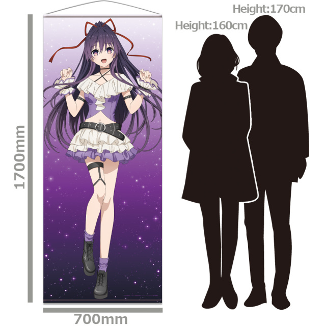 デート・ア・ライブV ほぼ等身大タペストリー 夜刀神十香 ゴシック