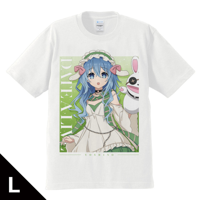 デート・ア・ライブV Tシャツ 四糸乃 ゴシックパンク ホワイトver. Lサイズ 【描き下ろし】