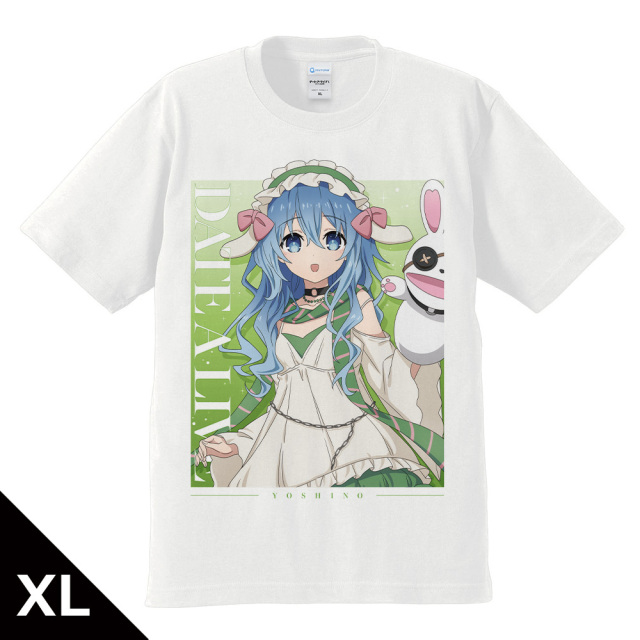 デート・ア・ライブV Tシャツ 四糸乃 ゴシックパンク ホワイトver. XLサイズ 【描き下ろし】