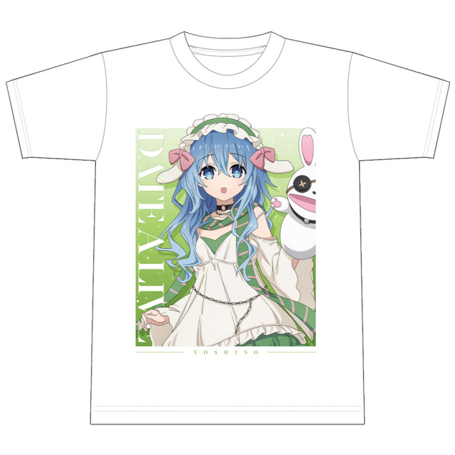 デート・ア・ライブV Tシャツ 四糸乃 ゴシックパンク ホワイトver. XL