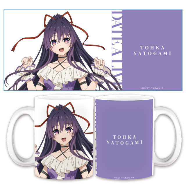 デート・ア・ライブV マグカップ 夜刀神十香  ゴシックパンク ホワイトver. 【描き下ろし】