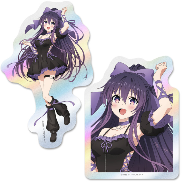 デート・ア・ライブV キャラキラステッカーセット 夜刀神十香  ゴシックパンクver. 【描き下ろし】