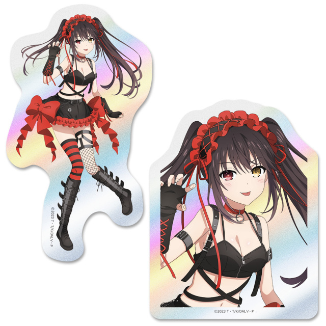 デート・ア・ライブV キャラキラステッカーセット 時崎狂三  ゴシックパンクver. 【描き下ろし】
