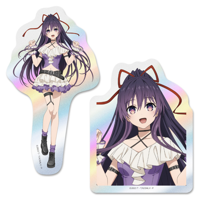 デート・ア・ライブV キャラキラステッカーセット 夜刀神十香  ゴシックパンク ホワイトver. 【描き下ろし】