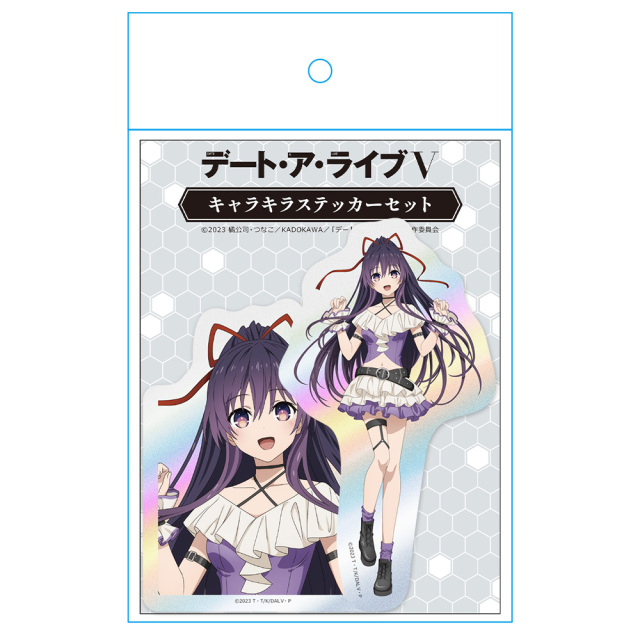 デート・ア・ライブV キャラキラステッカーセット 夜刀神十香 ゴシック