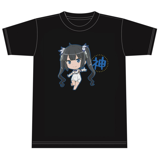 ダンまち ヘスティア Tシャツ Ｍサイズ ニ次元COSPA ヘスティア ファミリア Tシャツ [劇場版 ダンジョンに出会いを