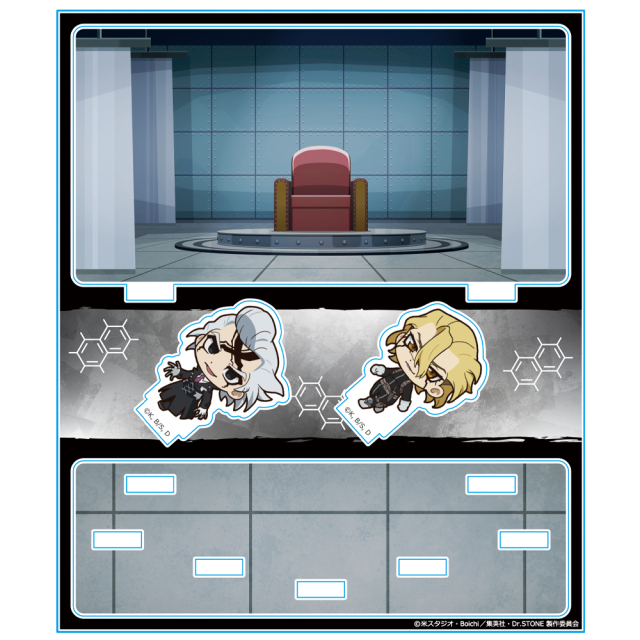 【新品】アクリルオブジェ　グランアレグリア Dr．STONE ついてっくアクリルジオラマ ゼノ&スタンリー