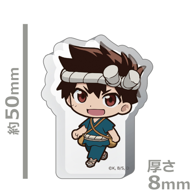 Dr.STONE クロム JF限定 Dr．STONE ついてっく厚みアクリルスタンド クロム