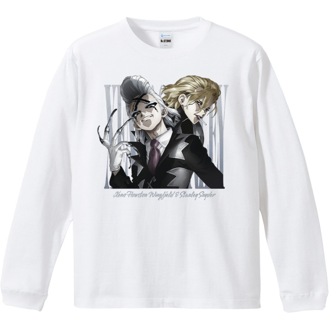 Dr．STONE リブ付ロングスリーブTシャツ ゼノ&スタンリー