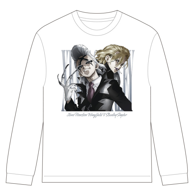 Dr．STONE リブ付ロングスリーブTシャツ ゼノ&スタンリー