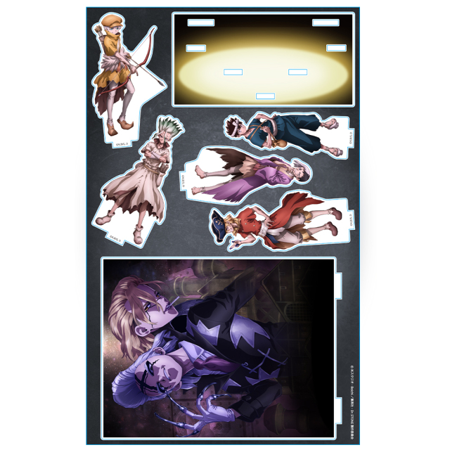 Dr．STONE アクリルジオラマ 千空&ゲン&龍水&クロム&羽京