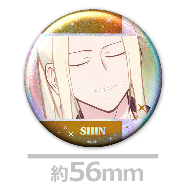 アニメ「えぶりでいホスト」 ホログラム缶バッジ4個セット シン＆ルイ
