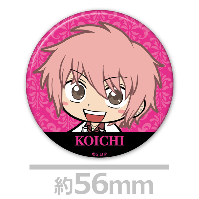 アニメ「えぶりでいホスト」 ついてっく缶バッジ4個セット CLUB☆ONE