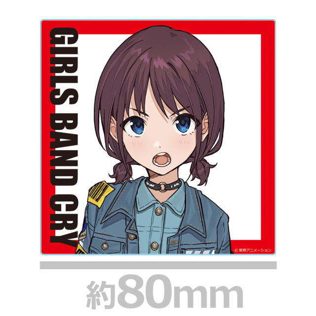 仁菜 すばる 桃香 アクリルコースター　棘ナシ ソフマップ ガールズバンドクライ 仁菜 すばる 桃香 アクリルコースター 棘ナシ ソフマップ