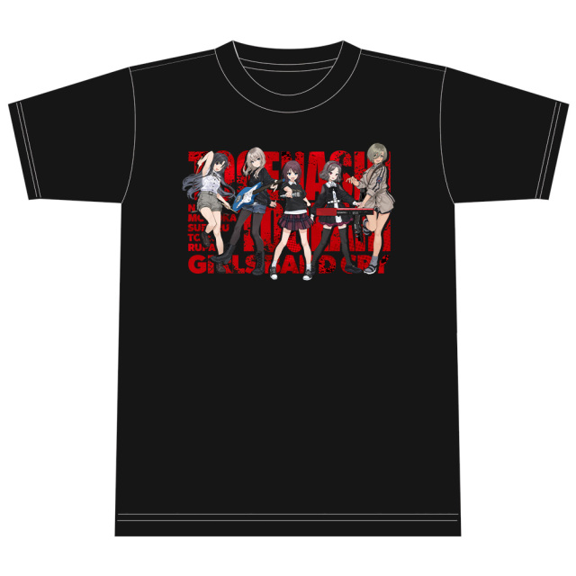 正規品 ash バンドTシャツ　Mサイズ シャーロット在籍時希少 古着 アニメ「ガールズバンドクライ」 Tシャツ トゲナシトゲアリ vol.5 Mサイズ