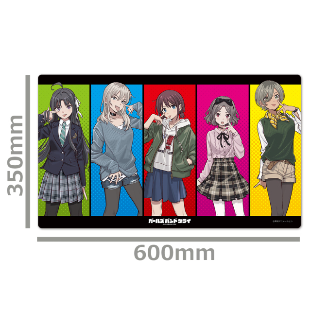 アニメ「ガールズバンドクライ」 キャラクターラバーマット トゲナシ
