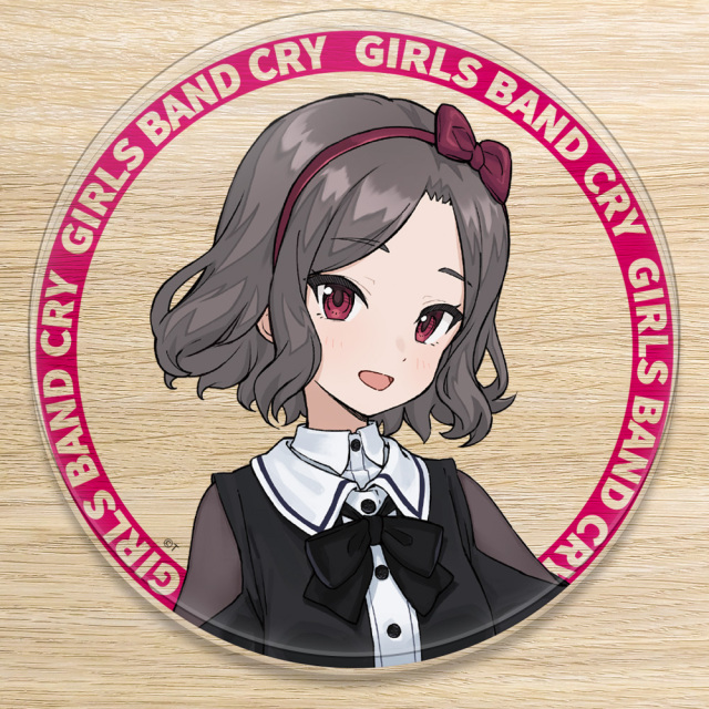 アニメ「ガールズバンドクライ」 アクリルコースター(スタンド付