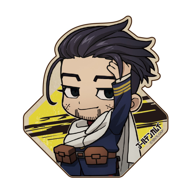 ゴールデンカムイ ウッドクリップ 安全ピン付 尾形百之助