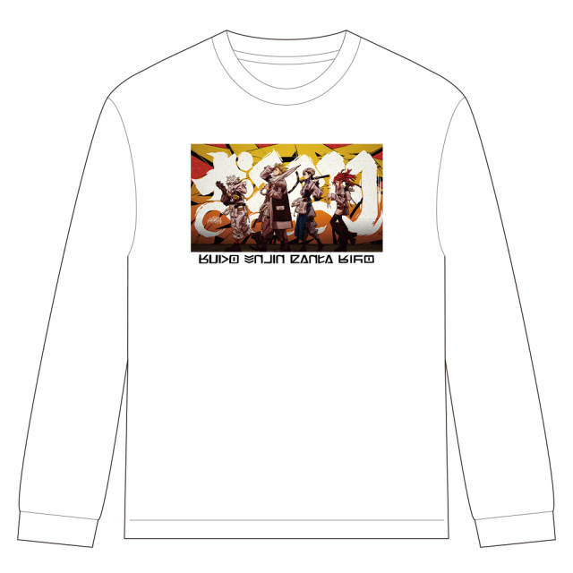 ガチアクタ リブ付ロングスリーブTシャツ ルド＆エンジン＆ザンカ