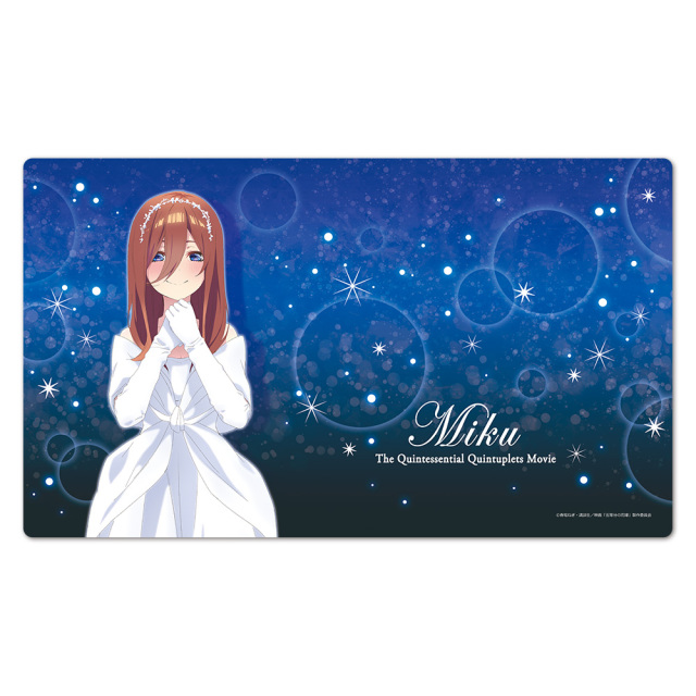 映画 五等分の花嫁 キャラクターラバーマットd 中野三玖 ウェディングドレスver
