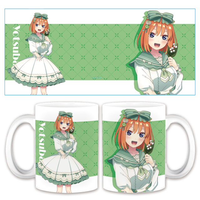 五等分の花嫁（マグカップver.）中野四葉　描き下ろし缶バッチ　デフォルメ 映画「五等分の花嫁」 マグカップD［中野四葉 ロリィタ