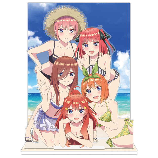 五等分の花嫁　アクリルスタンド　水着ver ３種セット