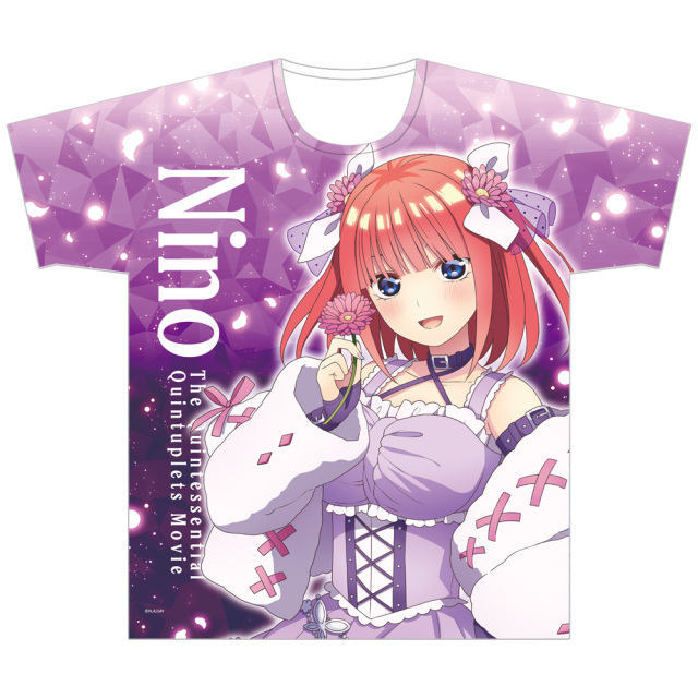 映画「五等分の花嫁」 フルグラフィックTシャツB[中野二乃