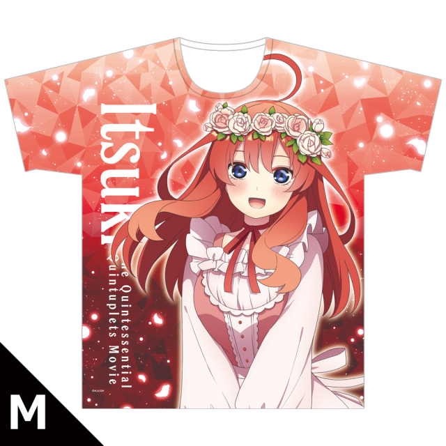 店舗良い 映画「五等分の花嫁」 フルグラフィックTシャツE[中野五月 ピンズ・ピンバッジ・缶バッジ