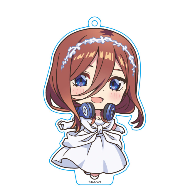 五等分の花嫁 三玖 オリジナルボイス付きキーホルダー 五等分の花嫁∬ ぷにこれ！キーホルダー(スタンド付) 中野三玖