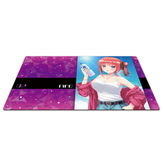 限定品　しろくろフェス ws 映画　五等分の花嫁 ラバーマット　プレイマット 映画「五等分の花嫁」 キャラクターラバーマットR[中野二乃]