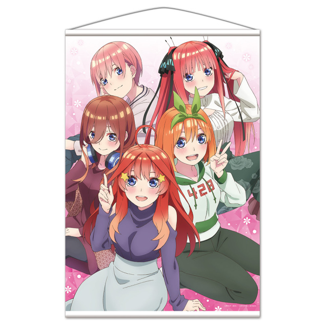 五等分の花嫁∬ B2タペストリーB［一花&二乃&三玖&四葉&五月］