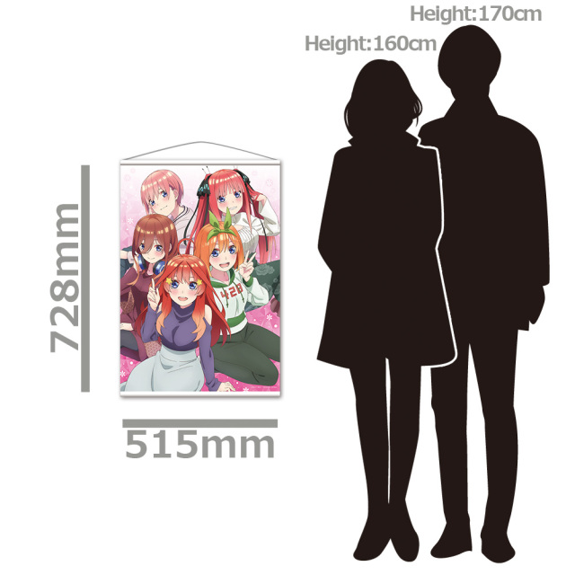 五等分の花嫁∬ B2タペストリーB［一花&二乃&三玖&四葉&五月］