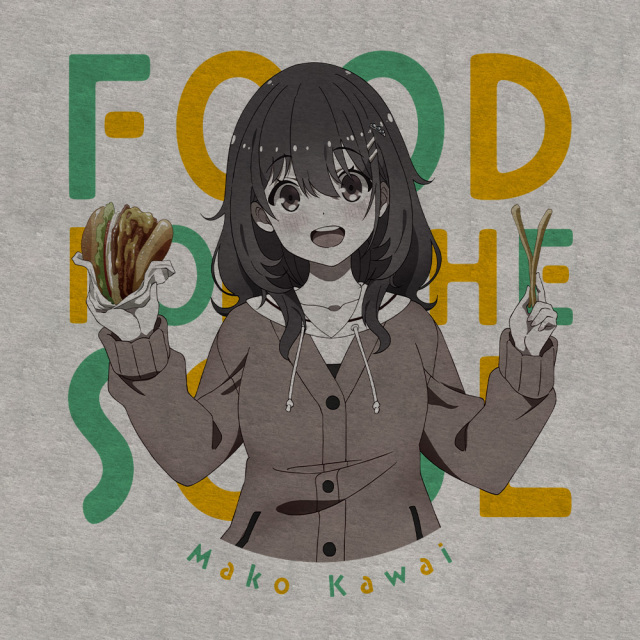 TVアニメ『日々は過ぎれど飯うまし』 Tシャツ 河合まこ Lサイズ