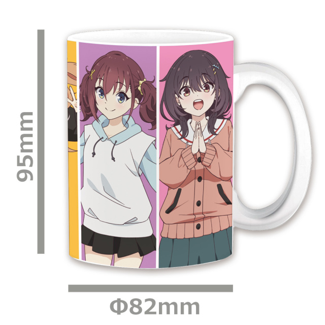 TVアニメ『日々は過ぎれど飯うまし』 マグカップ まこ＆くれあ＆しのん