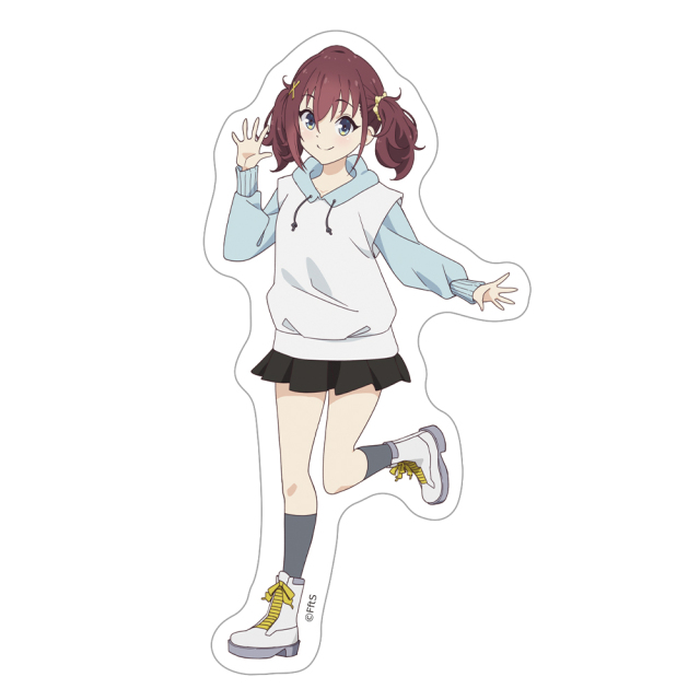 TVアニメ『日々は過ぎれど飯うまし』 ダイカットステッカー 古舘くれあ