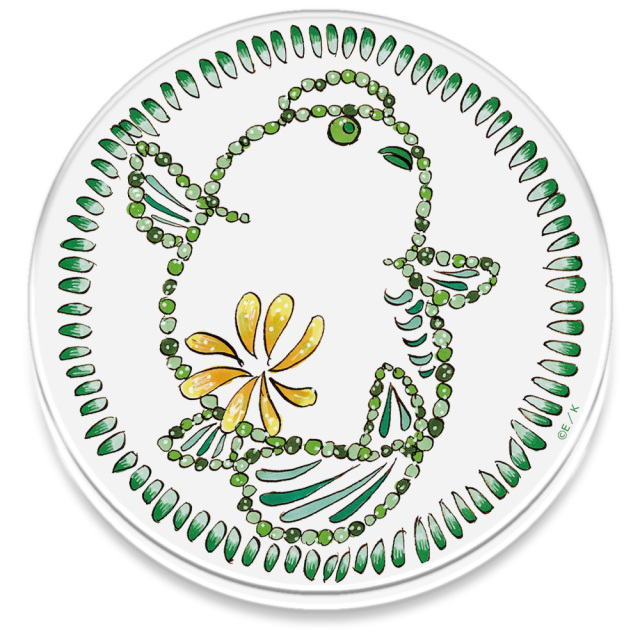 鬼灯の冷徹 アクリルコースターb 金魚草